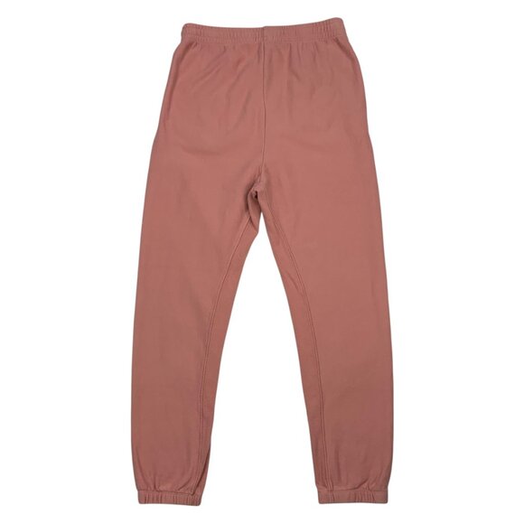 Rag and Bone City Terry Sweatpant Jogger M Mauved Out Pink Logo Pull On Hi-Rise - Picture 12 of 13